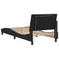 vidaXL Estructura de cama con luces LED terciopelo negro 80x200 cm vidaXL Estructura de cama con luces LED terciopelo negro 80x200 cm