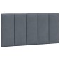 vidaXL Estructura cama con luces LED terciopelo gris oscuro 100x200 cm vidaXL Estructura cama con luces LED terciopelo gris oscuro 100x200 cm