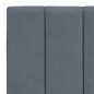vidaXL Estructura de cama luces LED terciopelo gris oscuro 120x200 cm vidaXL Estructura de cama luces LED terciopelo gris oscuro 120x200 cm
