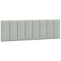 vidaXL Estructura cama con luces LED terciopelo gris claro 160x200 cm vidaXL Estructura cama con luces LED terciopelo gris claro 160x200 cm