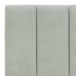 vidaXL Estructura cama con luces LED terciopelo gris claro 160x200 cm vidaXL Estructura cama con luces LED terciopelo gris claro 160x200 cm