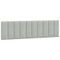 vidaXL Estructura cama con luces LED terciopelo gris claro 180x200 cm vidaXL Estructura cama con luces LED terciopelo gris claro 180x200 cm