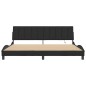 vidaXL Estructura de cama con luces LED terciopelo negro 200x200 cm vidaXL Estructura de cama con luces LED terciopelo negro 200x200 cm