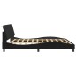 vidaXL Estructura de cama con luces LED terciopelo negro 200x200 cm vidaXL Estructura de cama con luces LED terciopelo negro 200x200 cm