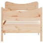 vidaXL Estructura de cama con cabecero madera maciza pino 90x190 cm vidaXL Estructura de cama con cabecero madera maciza pino 90x190 cm