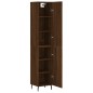 vidaXL Aparador alto madera contrachapada roble marrón 34,5x34x180 cm vidaXL Aparador alto madera contrachapada roble marrón 34,5x34x180 cm
