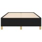 vidaXL Estructura de cama tela negro 120x190 cm vidaXL Estructura de cama tela negro 120x190 cm