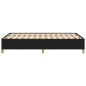 vidaXL Estructura de cama tela negro 120x190 cm vidaXL Estructura de cama tela negro 120x190 cm
