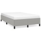 vidaXL Estructura de cama tela gris claro 120x190 cm vidaXL Estructura de cama tela gris claro 120x190 cm