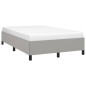 vidaXL Estructura de cama tela gris claro 120x190 cm vidaXL Estructura de cama tela gris claro 120x190 cm