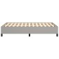 vidaXL Estructura de cama tela gris claro 120x190 cm vidaXL Estructura de cama tela gris claro 120x190 cm