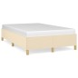 vidaXL Estructura de cama tela crema 120x190 cm vidaXL Estructura de cama tela crema 120x190 cm