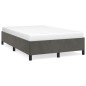vidaXL Estructura de cama terciopelo gris oscuro 120x190 cm vidaXL Estructura de cama terciopelo gris oscuro 120x190 cm