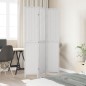 vidaXL Biombo separador de 3 paneles madera maciza Paulownia blanco vidaXL Biombo separador de 3 paneles madera maciza Paulownia blanco