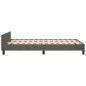 vidaXL Estructura cama con cabecero terciopelo gris oscuro 120x190 cm vidaXL Estructura cama con cabecero terciopelo gris oscuro 120x190 cm
