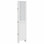 vidaXL Biombo separador de 5 paneles madera maciza Paulownia blanco vidaXL Biombo separador de 5 paneles madera maciza Paulownia blanco