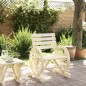 vidaXL Silla de jardín de madera maciza de abeto 58x58x78,5 cm vidaXL Silla de jardín de madera maciza de abeto 58x58x78,5 cm