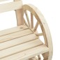 vidaXL Silla de jardín de madera maciza de abeto 58x58x78,5 cm vidaXL Silla de jardín de madera maciza de abeto 58x58x78,5 cm