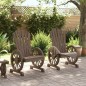 vidaXL Sillones de jardín Adirondack 2 uds madera maciza de abeto vidaXL Sillones de jardín Adirondack 2 uds madera maciza de abeto
