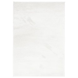 vidaXL Alfombra de pelo corto OVIEDO crema 200x280 cm