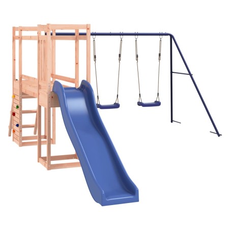 vidaXL Parque infantil de exterior madera maciza Douglas
