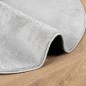 vidaXL Alfombra de pelo corto OVIEDO gris Ø 240 cm vidaXL Alfombra de pelo corto OVIEDO gris Ø 240 cm