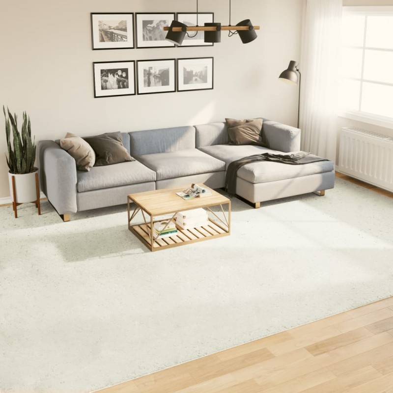 vidaXL Alfombra de pelo corto OVIEDO crema 300x400 cm