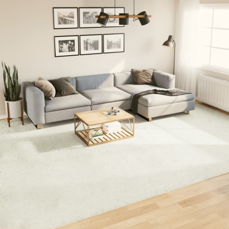 vidaXL Alfombra de pelo corto OVIEDO crema 300x400 cm