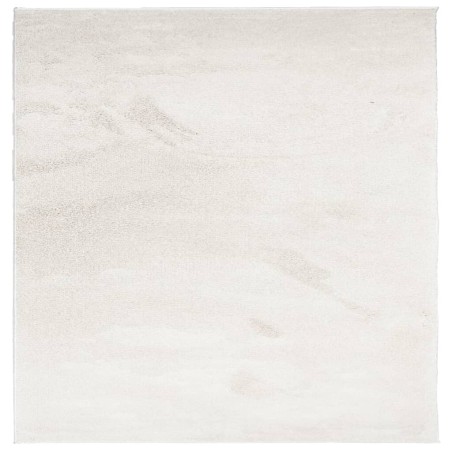 vidaXL Alfombra de pelo corto OVIEDO beige 160x160 cm