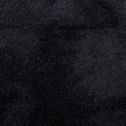 vidaXL Alfombra de pelo corto OVIEDO negro 120x120 cm