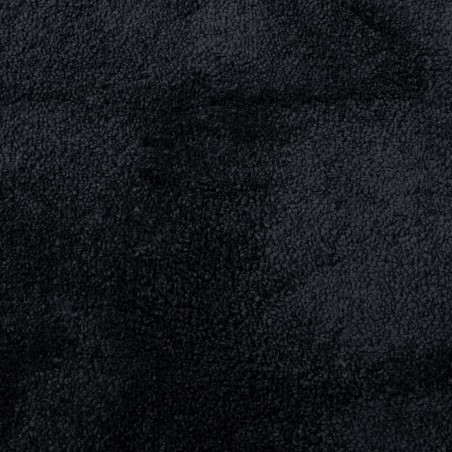 vidaXL Alfombra de pelo corto OVIEDO negro 200x200 cm