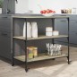 vidaXL Carrito de cocina madera ingeniería roble Sonoma 102x50x95 cm vidaXL Carrito de cocina madera ingeniería roble Sonoma 102x50x95 cm