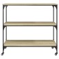 vidaXL Carrito de cocina madera ingeniería roble Sonoma 102x50x95 cm vidaXL Carrito de cocina madera ingeniería roble Sonoma 102x50x95 cm