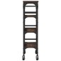 vidaXL Carrito de cocina madera de ingeniería marrón roble 53x20x76 cm vidaXL Carrito de cocina madera de ingeniería marrón roble 53x20x76 cm