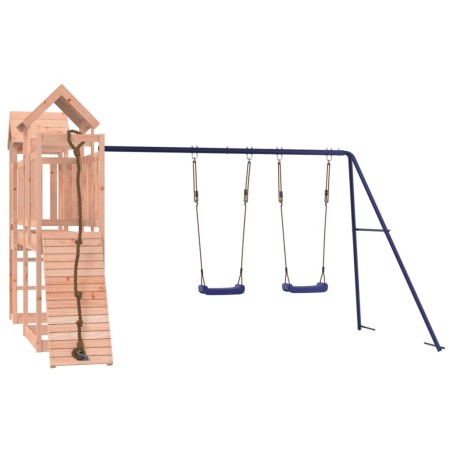 vidaXL Parque infantil de exterior madera maciza Douglas