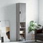 vidaXL Aparador alto madera contrachapada gris Sonoma 34,5x34x180 cm vidaXL Aparador alto madera contrachapada gris Sonoma 34,5x34x180 cm