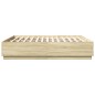 vidaXL Estructura cama con luces LED madera roble Sonoma 180x200 cm vidaXL Estructura cama con luces LED madera roble Sonoma 180x200 cm
