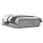 vidaXL Estructura de cama madera de ingeniería gris hormigón 140x200cm vidaXL Estructura de cama madera de ingeniería gris hormigón 140x200cm