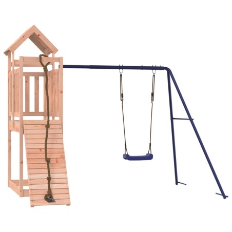 vidaXL Parque infantil de exterior madera maciza Douglas