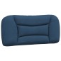 vidaXL Estructura de cama con luces LED tela azul 90x190 cm vidaXL Estructura de cama con luces LED tela azul 90x190 cm