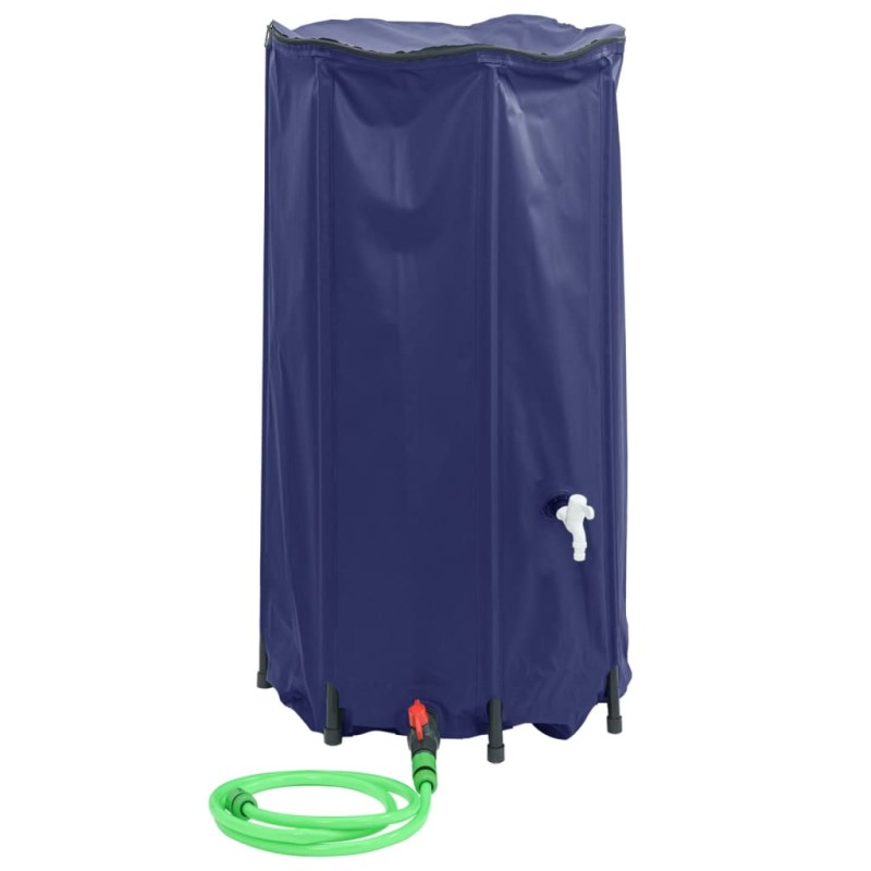 vidaXL Depósito de agua plegable con grifo PVC 250 l vidaXL Depósito de agua plegable con grifo PVC 250 l