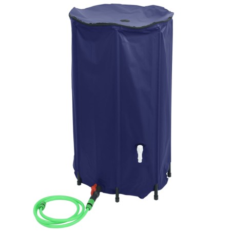 vidaXL Depósito de agua plegable con grifo PVC 250 l