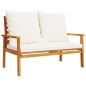 vidaXL Set de muebles de jardín con cojines madera maciza acacia vidaXL Set de muebles de jardín con cojines madera maciza acacia