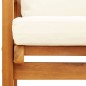 vidaXL Set de muebles de jardín con cojines madera maciza acacia vidaXL Set de muebles de jardín con cojines madera maciza acacia