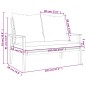 vidaXL Set de muebles de jardín con cojines madera maciza acacia vidaXL Set de muebles de jardín con cojines madera maciza acacia