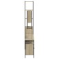 vidaXL Juego de muebles de baño 4 pzas contrachapada roble Sonoma vidaXL Juego de muebles de baño 4 pzas contrachapada roble Sonoma