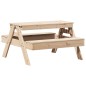 vidaXL Mesa de picnic para niños madera maciza de pino 88x97x52 cm vidaXL Mesa de picnic para niños madera maciza de pino 88x97x52 cm