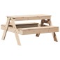 vidaXL Mesa de picnic para niños madera maciza de pino 88x97x52 cm vidaXL Mesa de picnic para niños madera maciza de pino 88x97x52 cm