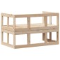 vidaXL Banco sofá de jardín extensible madera maciza de pino vidaXL Banco sofá de jardín extensible madera maciza de pino