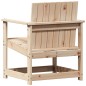 vidaXL Silla de jardín de madera maciza de pino 62x55x77 cm